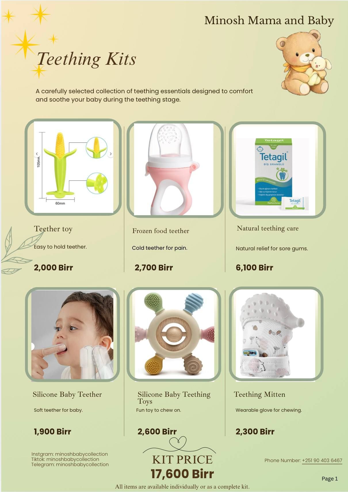 Teething kit